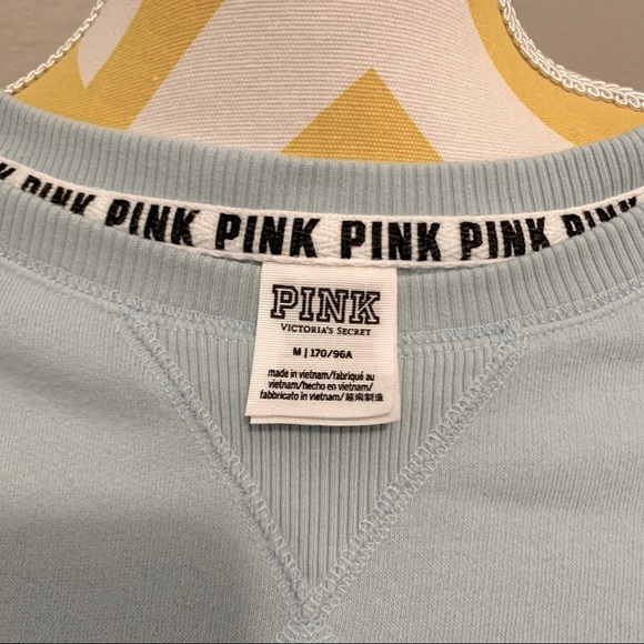Victoria’s Secret PINK Sea Foam Sweatshirt Medium - Picture 3 of 3